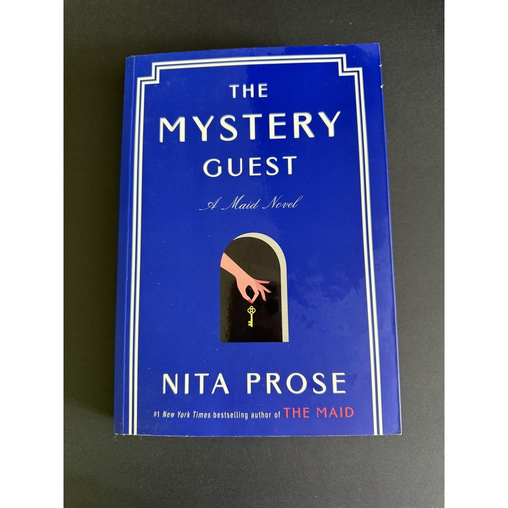 The Mystery Guest Nita Prose Blue Paperback A Maid Novel Mystery PB English